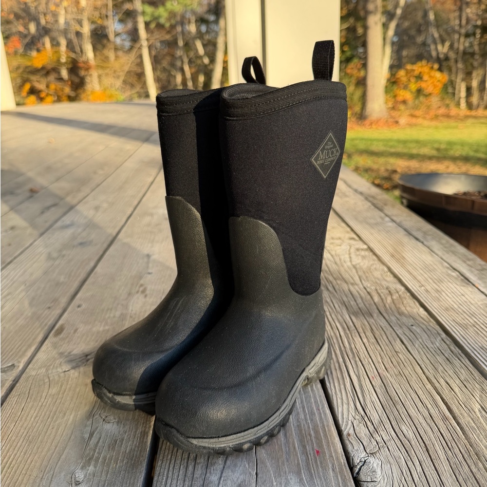Muck Kids Black Rain & Snow Boots